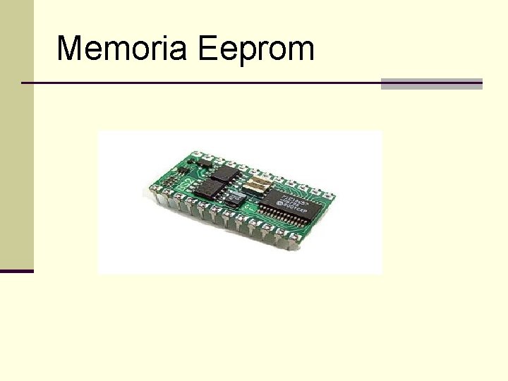 Memoria Eeprom 