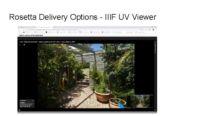 Rosetta Delivery Options - IIIF UV Viewer 