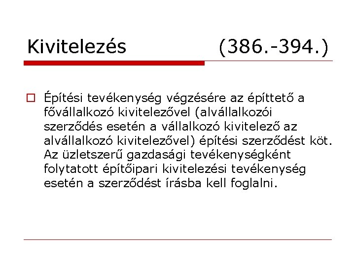 Gazdasági épület Kivitelezés Megkezdésének Bejelentése 2019