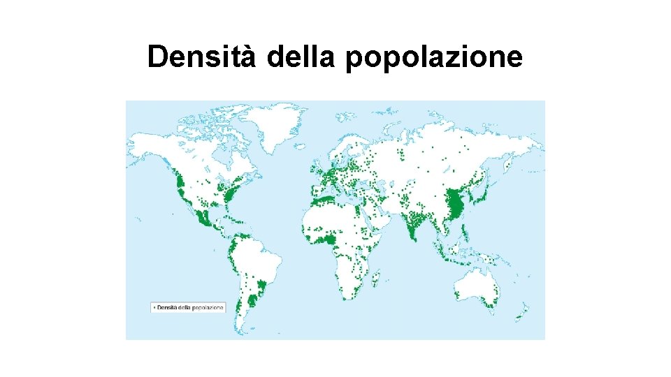Densità della popolazione 