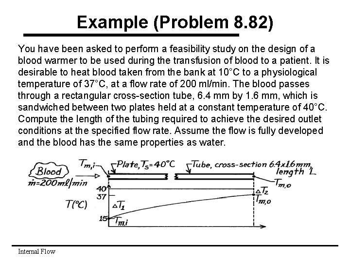 Example (Problem 8. 82) You have been asked to perform a feasibility study on