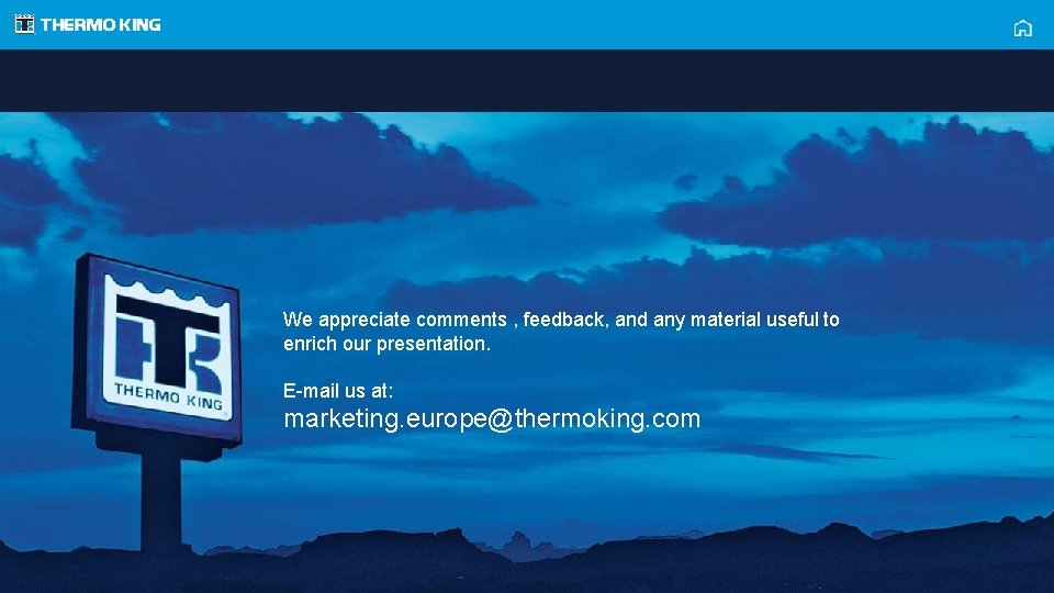 We appreciate comments , feedback, and any material useful to enrich our presentation. E-mail