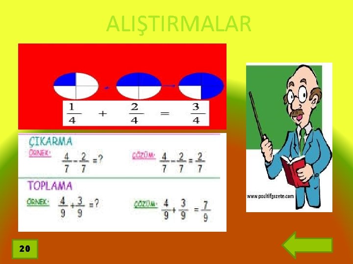 ALIŞTIRMALAR 20 