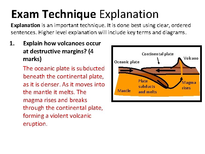 Exam Technique Explanation is an important technique. It is done best using clear, ordered Exam Technique Explanation is an important technique. It is done best using clear, ordered