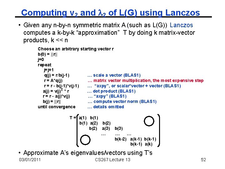 Cs 267 Applications Of Parallel Computers Graph Partitioning