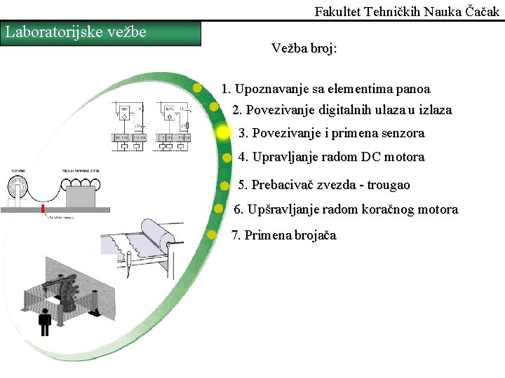 Fakultet Tehničkih Nauka Čačak Laboratorijske vežbe Vežba broj: 1. Upoznavanje sa elementima panoa 2.