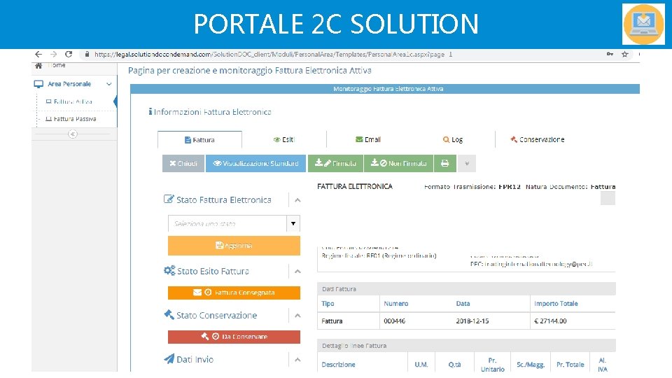 PORTALE 2 C SOLUTION 