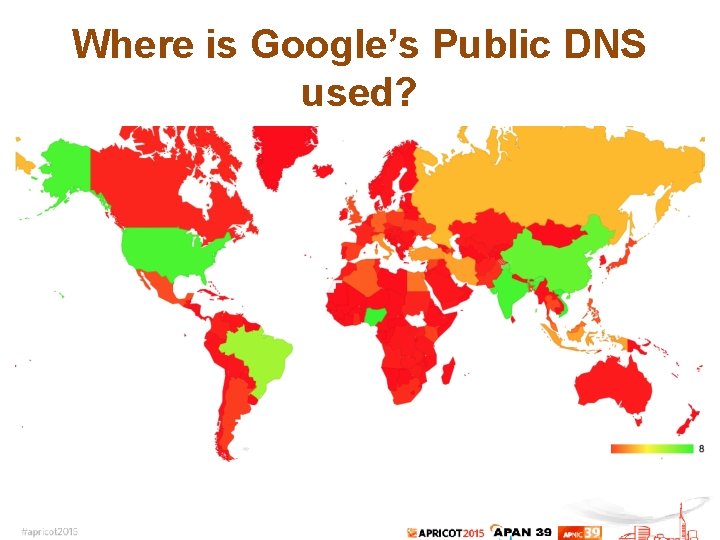 Where is Google’s Public DNS used? 