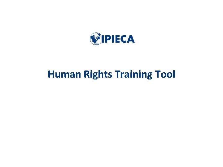 Human Rights Training Tool 