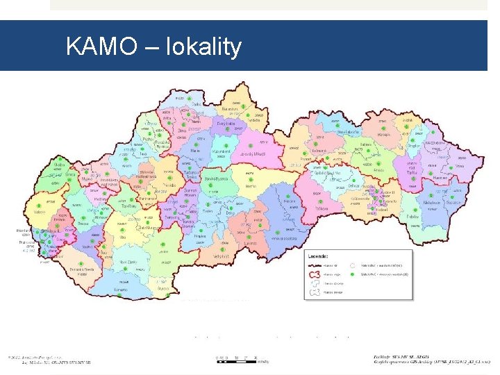 KAMO – lokality 