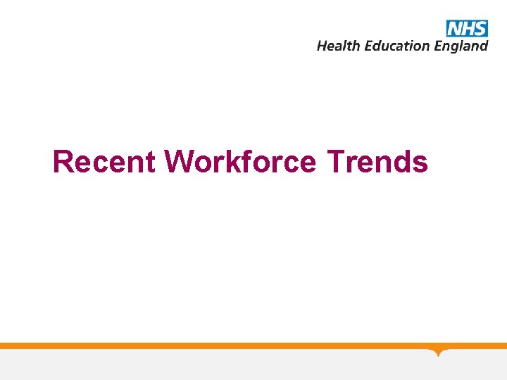 Recent Workforce Trends 