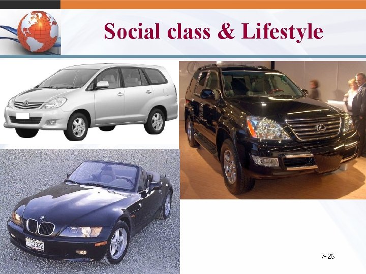 Social class & Lifestyle 7 -26 © 2011 Pearson Education, Inc. publishing as Prentice