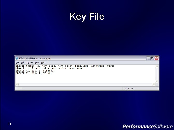 Key File 31 