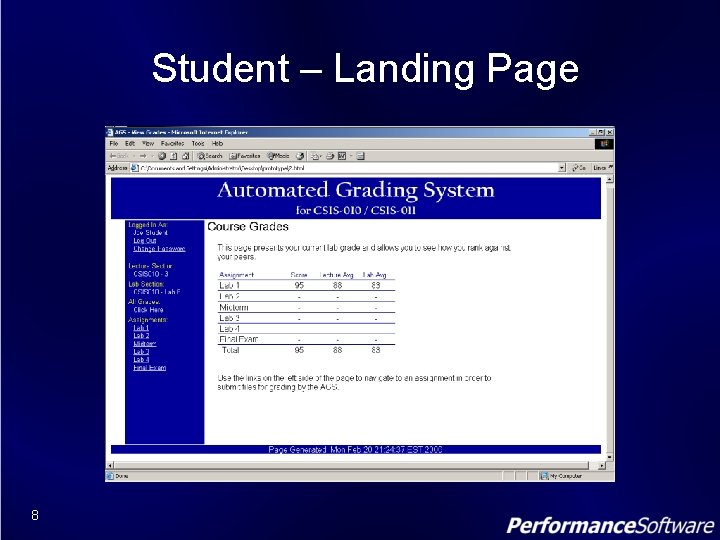 Student – Landing Page 8 