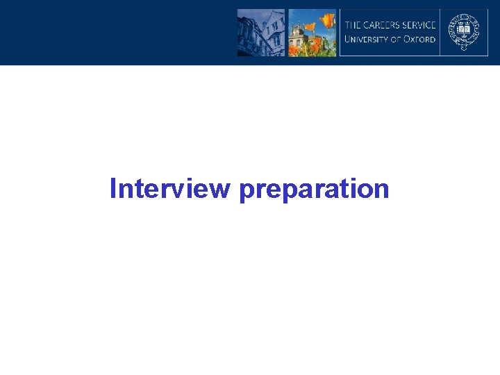 Interview preparation 