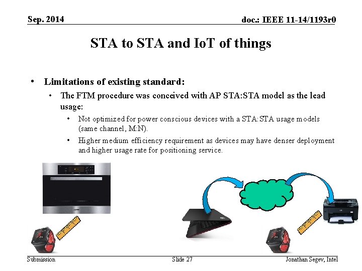 Sep. 2014 doc. : IEEE 11 -14/1193 r 0 STA to STA and Io.