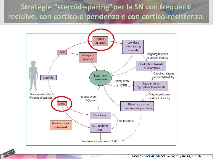 Strategie “steroid-sparing”per la SN con frequenti recidive, con cortico-dipendenza e con cortico-resistenza. Noone DG