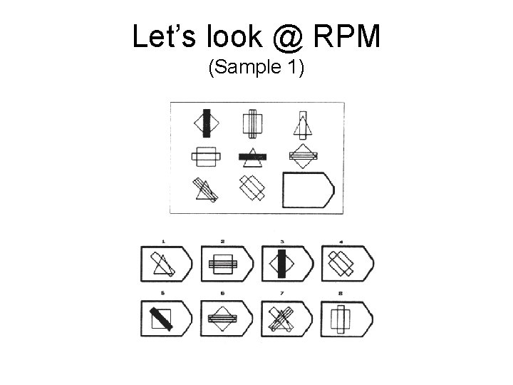 Let’s look @ RPM (Sample 1) 