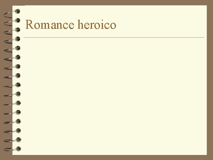 Romance heroico 