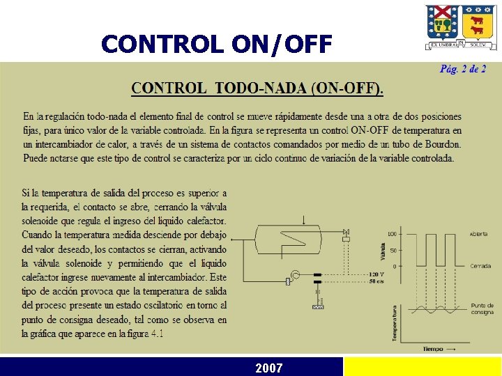 CONTROL ON/OFF 2007 