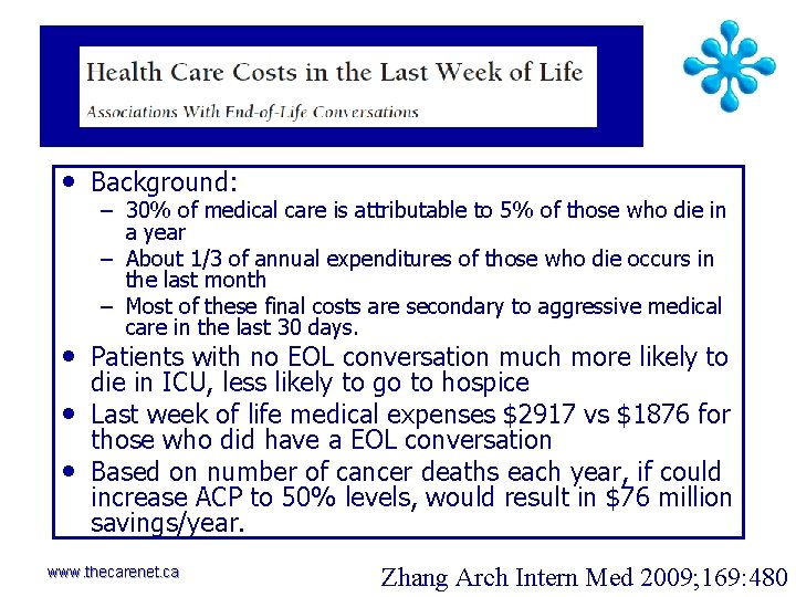 plau • Background: – 30% of medical care is attributable to 5% of those