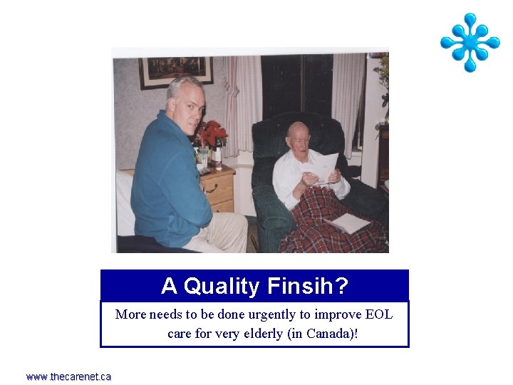 A Quality Finsih? More needs to be done urgently to improve EOL care for