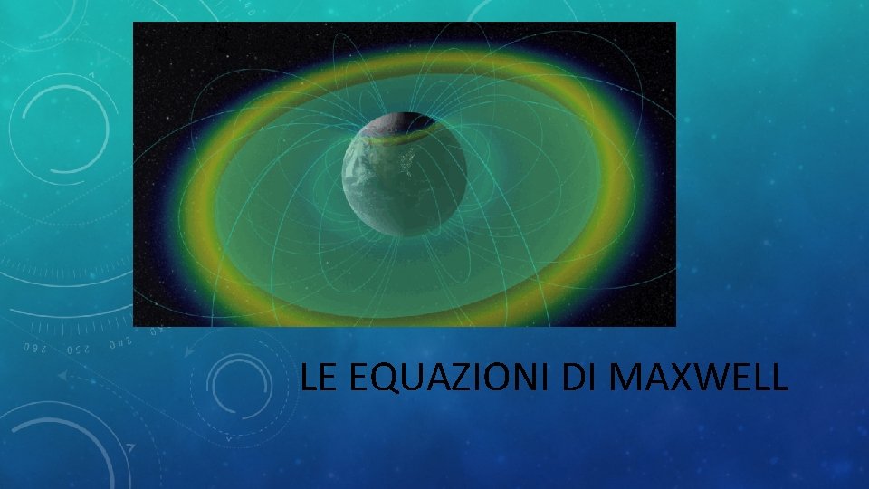 LE EQUAZIONI DI MAXWELL 