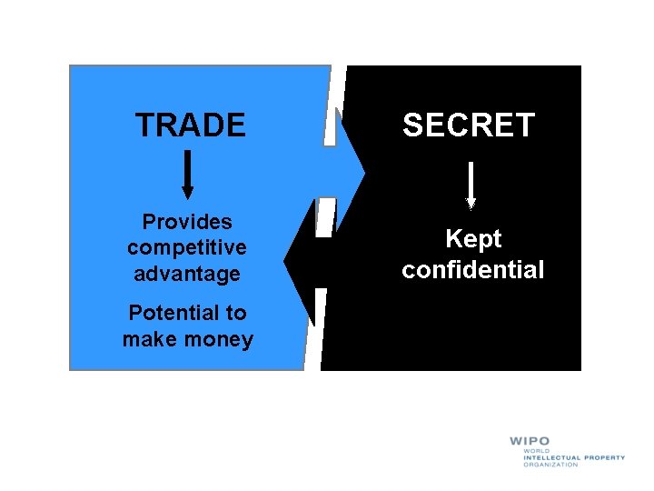 TRADE SECRET Provides competitive advantage Kept confidential Potential to make money 