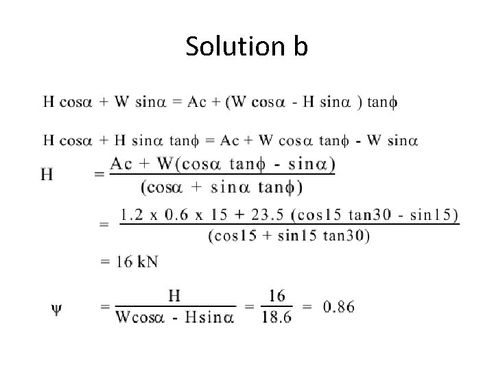 Solution b 