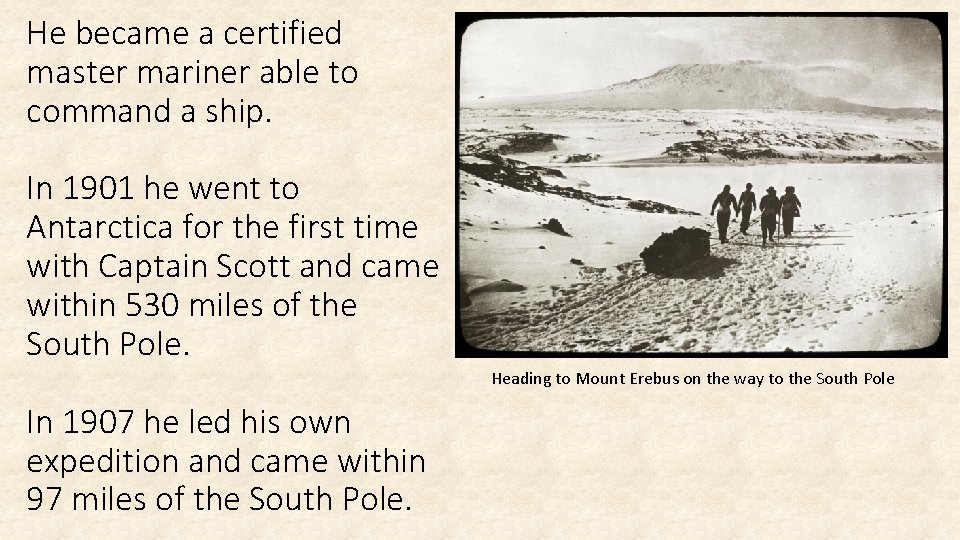 He became a certified master mariner able to command a ship. In 1901 he