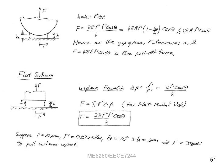 ME 6260/EECE 7244 51 