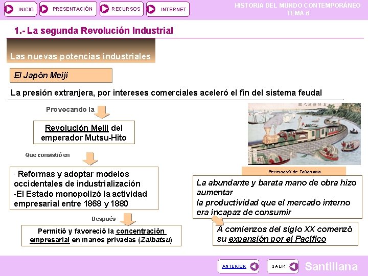 INICIO PRESENTACIÓN RECURSOS INTERNET HISTORIA DEL MUNDO CONTEMPORÁNEO TEMA 6 1. - La segunda INICIO PRESENTACIÓN RECURSOS INTERNET HISTORIA DEL MUNDO CONTEMPORÁNEO TEMA 6 1. - La segunda