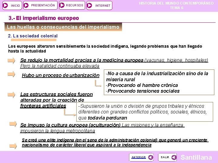 INICIO PRESENTACIÓN RECURSOS INTERNET HISTORIA DEL MUNDO CONTEMPORÁNEO TEMA 6 3. - El imperialismo INICIO PRESENTACIÓN RECURSOS INTERNET HISTORIA DEL MUNDO CONTEMPORÁNEO TEMA 6 3. - El imperialismo