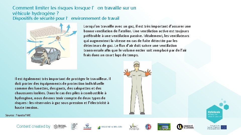 Comment limiter les risques lorsque l’on travaille sur un véhicule hydrogène ? Dispositifs de