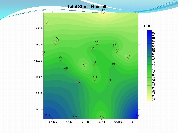 Total Storm Rainfall mm Total Storm Rainfall mm