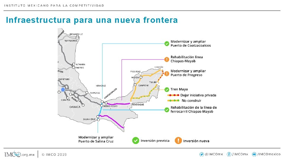 Infraestructura para una nueva frontera 