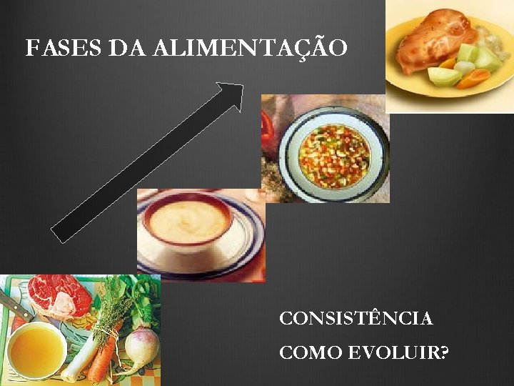 FASES DA ALIMENTAÇÃO CONSISTÊNCIA COMO EVOLUIR? 