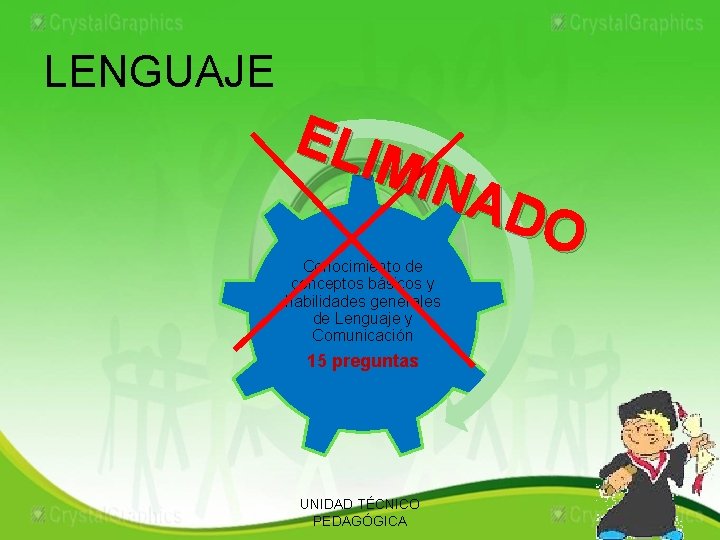 LENGUAJE ELI MIN AD O Conocimiento de conceptos básicos y habilidades generales de Lenguaje