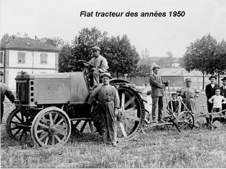 Fiat tracteur des années 1950 