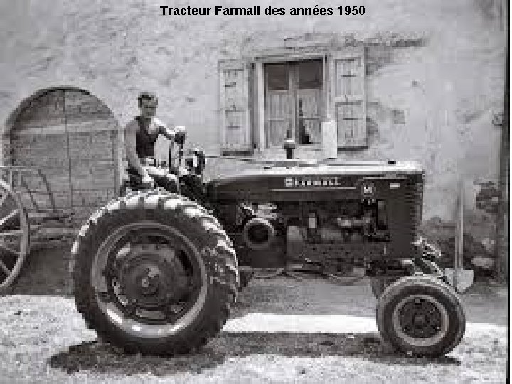 Tracteur Farmall des années 1950 