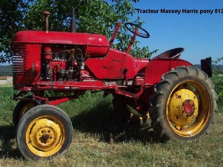 Tracteur Massey Harris pony 812 