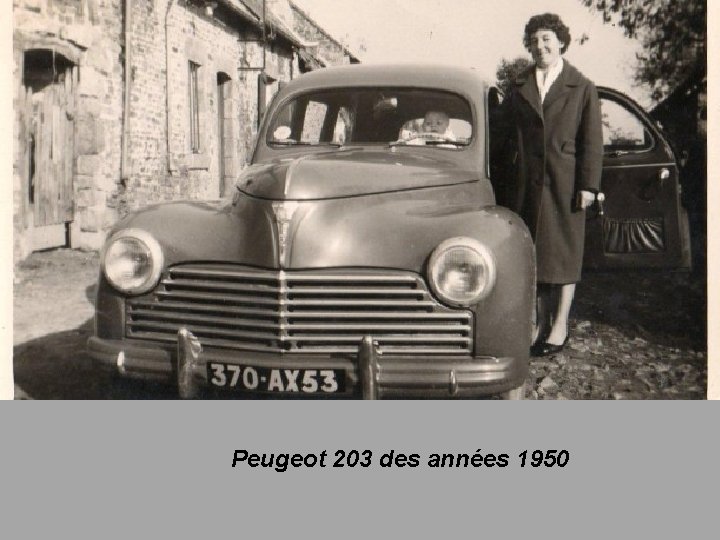 Peugeot 203 des années 1950 