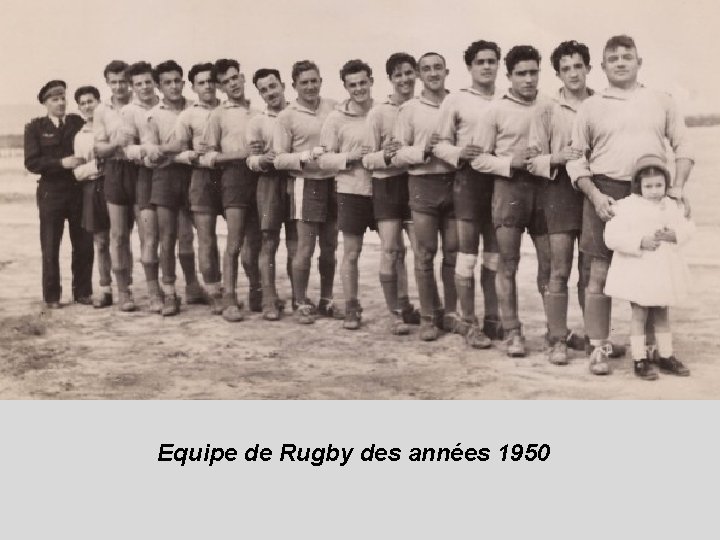 Equipe de Rugby des années 1950 