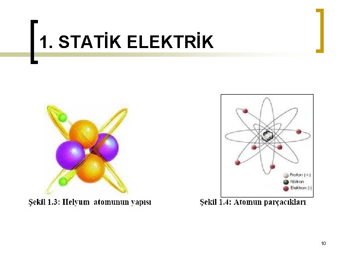 1. STATİK ELEKTRİK 10 