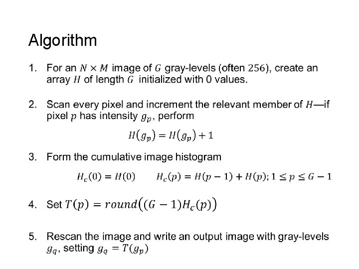 Algorithm • 