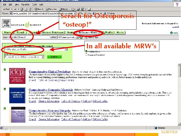 Serach for Osteoporosis “osteop!” In all available MRW’s 21 Serach for Osteoporosis “osteop!” In all available MRW’s 21