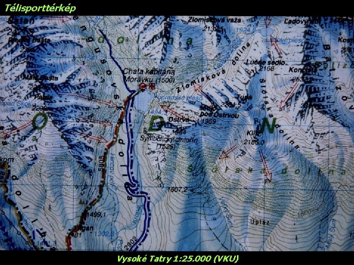 Télisporttérkép Vysoké Tatry 1: 25. 000 (VKU) 