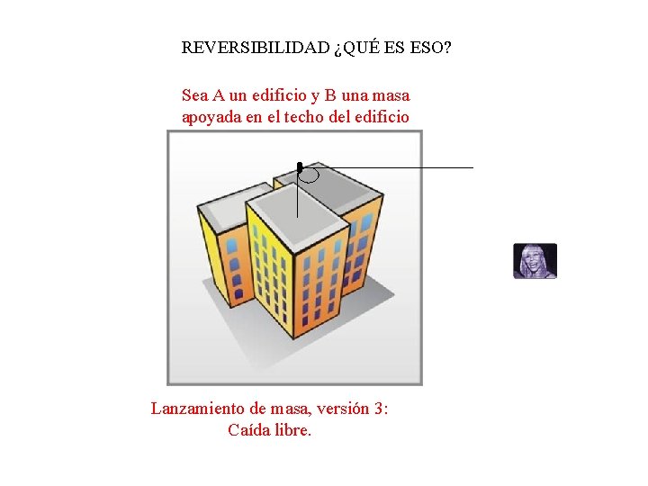 REVERSIBILIDAD ¿QUÉ ES ESO? Sea A un edificio y B una masa apoyada en