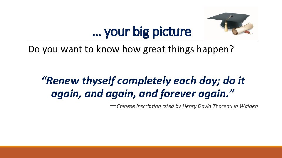 … your big picture Do you want to know how great things happen? “Renew … your big picture Do you want to know how great things happen? “Renew
