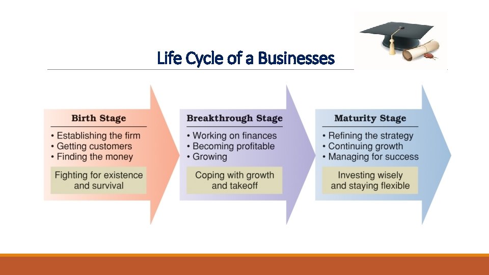 Life Cycle of a Businesses Life Cycle of a Businesses